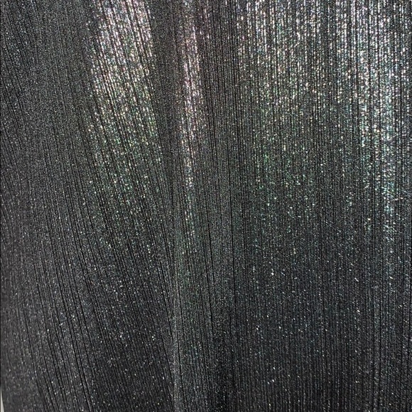 Long Slinky Black/Silverish Spaghetti Straps - Picture 3 of 9